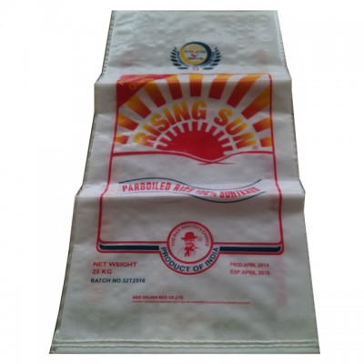 High quantity 25kg bopp woven rice bag